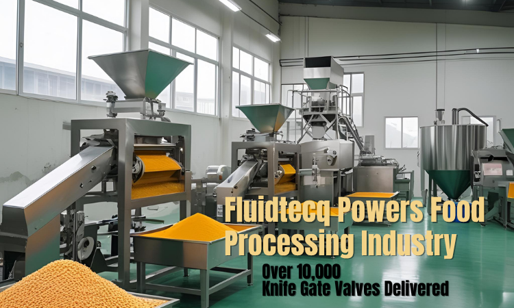 Leading Food Processors Rely on Fluidtecq Knife Gate Valves – Powered by the Q Factor!