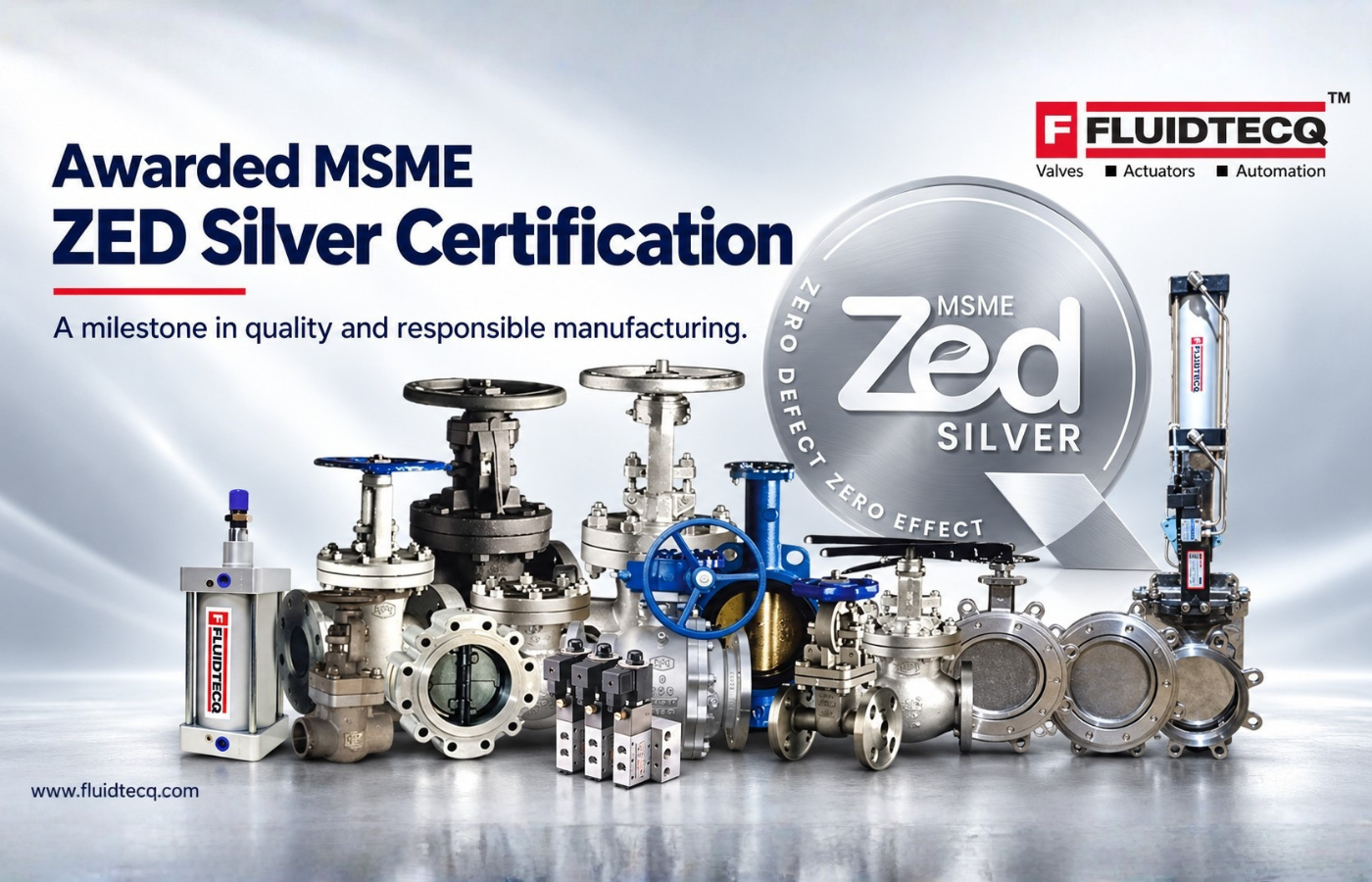 Fluidtecq Achieves MSME ZED Silver Certification