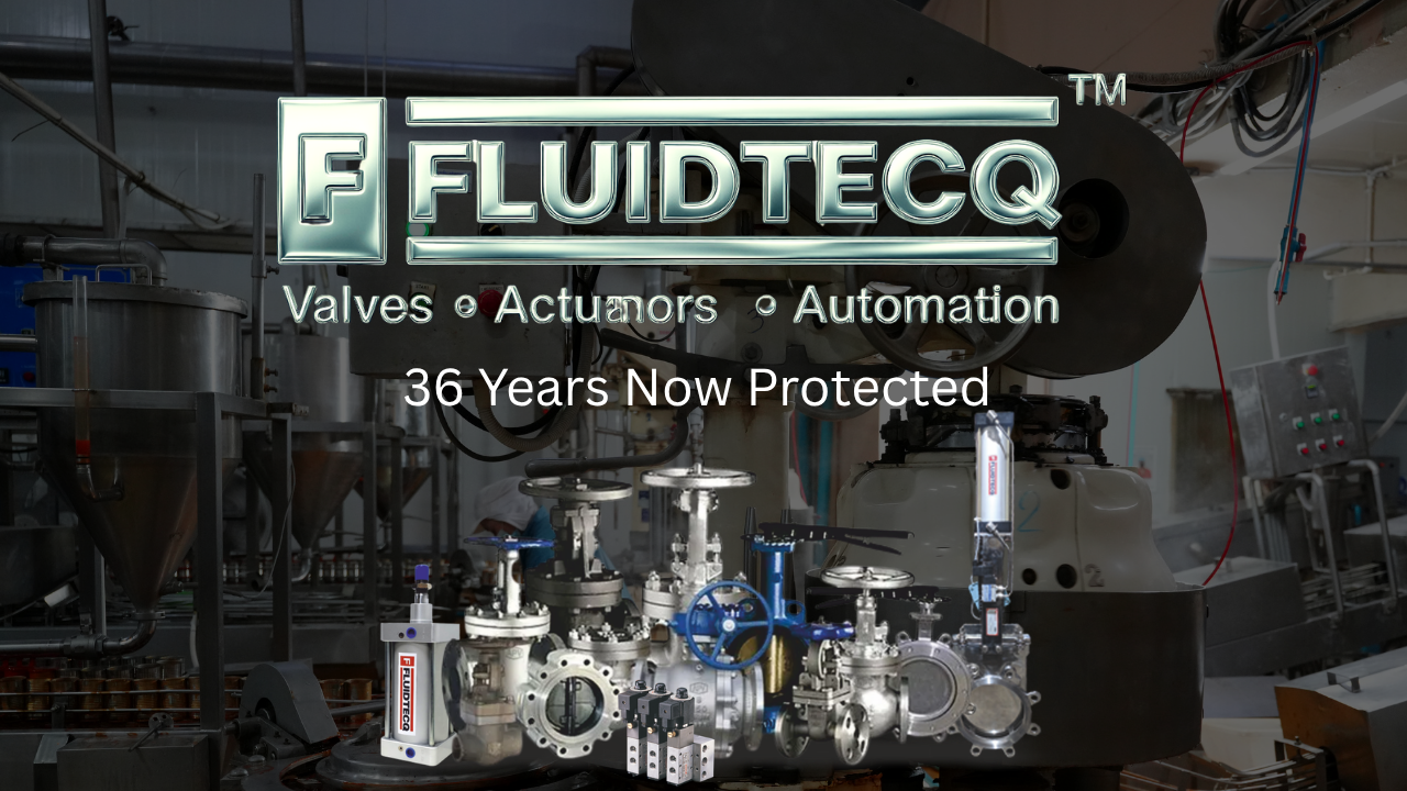 FluidtecqTM official trademark announcement -- India's trusted knife gate valve manufacturer since 1990